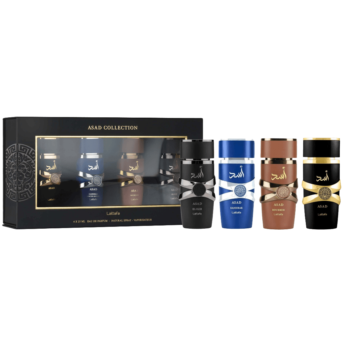 Lattafa Asad Discovery Set 25ml x 4 Units