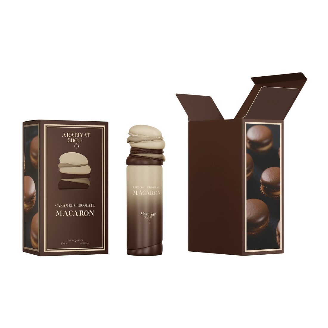 Caramel Chocolate Macaron Eau de Parfum - süßer, verführerischer Duft mit Dessertaroma